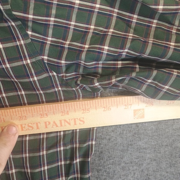 LL Bean Shirt Mens XL Multi Plaid Kennebunk Sport Wrinkle Free Traditional Fit - Picture 6 of 8